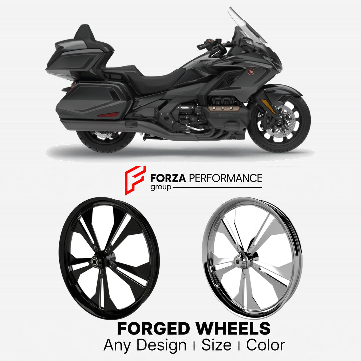 CUSTOM FORGED WHEELS RIMS for HONDA GOLD WING GL1800
