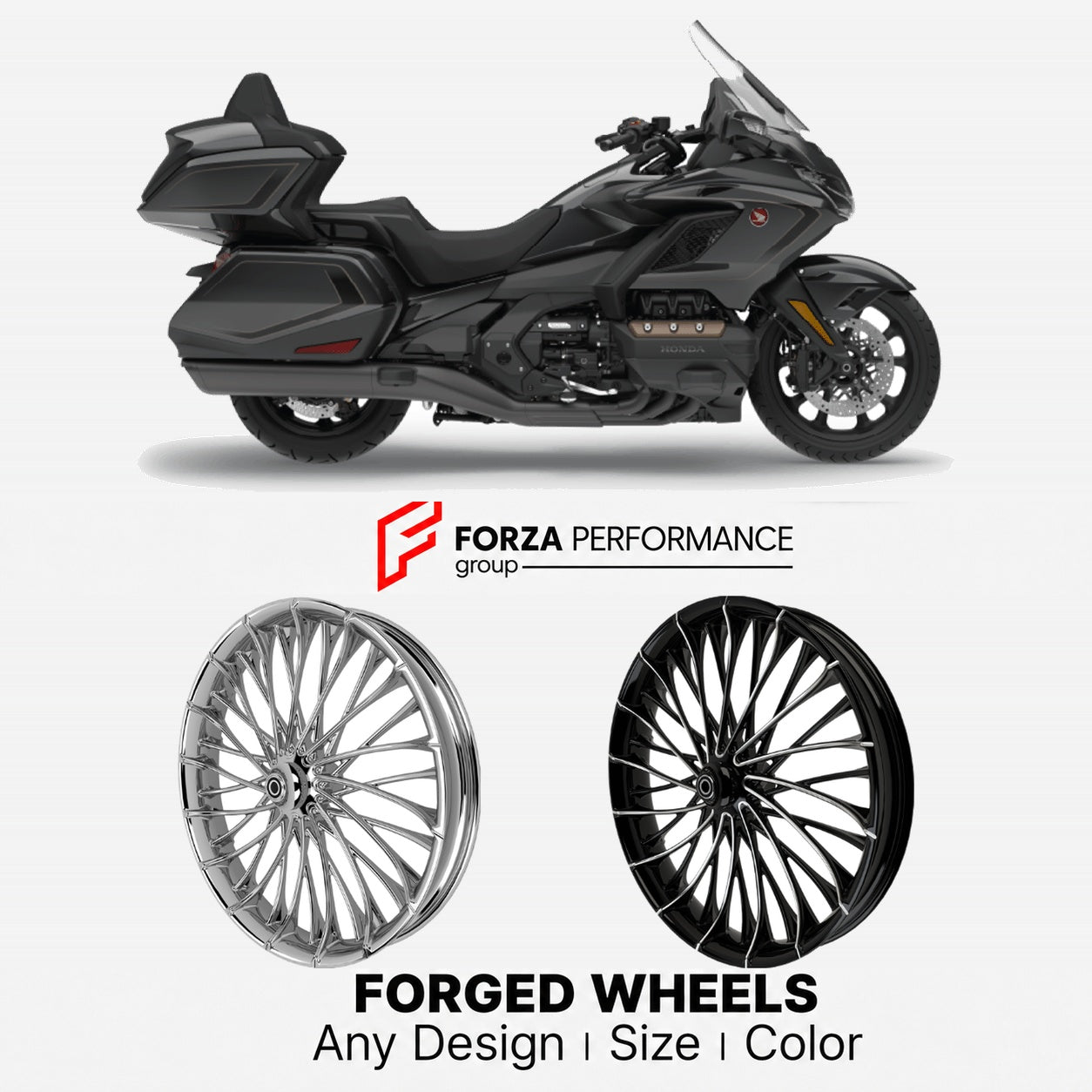 CUSTOM FORGED WHEELS RIMS for HONDA GOLD WING GL1800