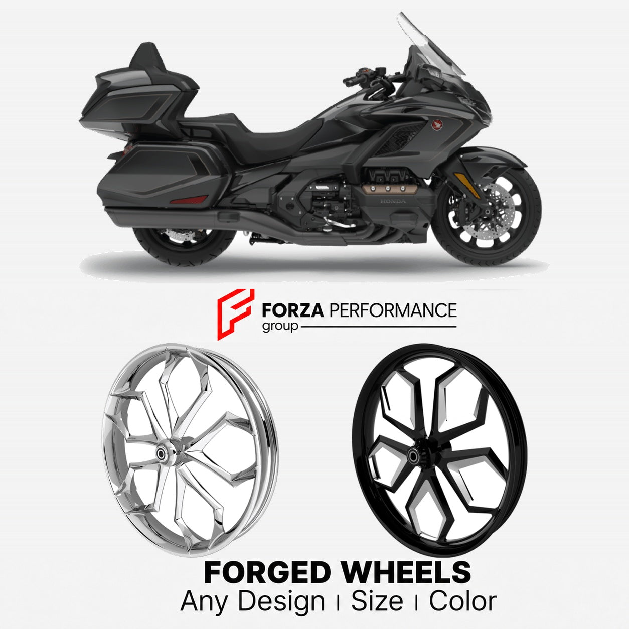 CUSTOM FORGED WHEELS RIMS for HONDA GOLD WING GL1800