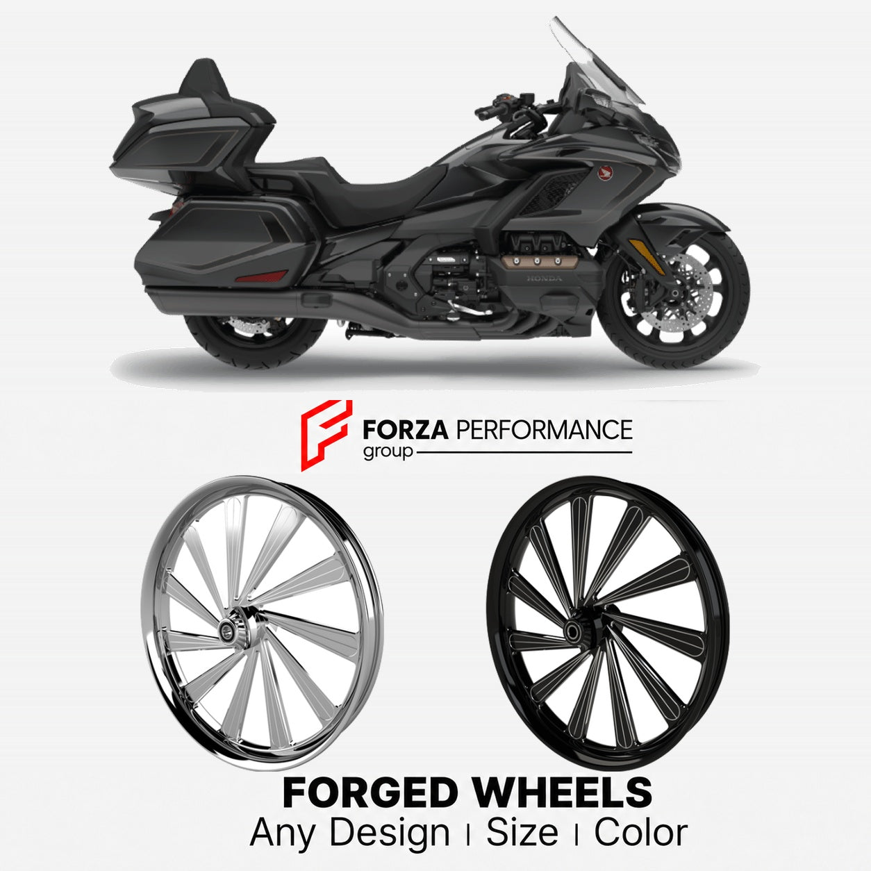 CUSTOM FORGED WHEELS RIMS for HONDA GOLD WING GL1800
