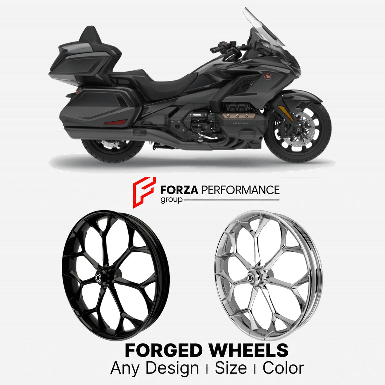 CUSTOM FORGED WHEELS RIMS for HONDA GOLD WING GL1800