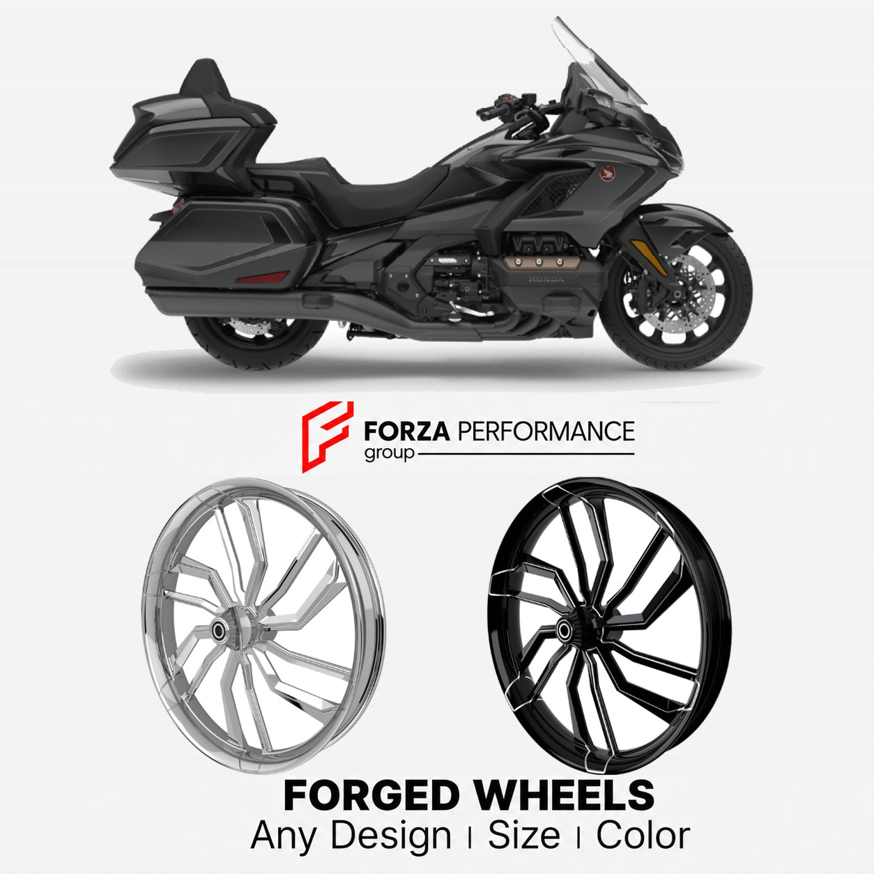 CUSTOM FORGED WHEELS RIMS for HONDA GOLD WING GL1800