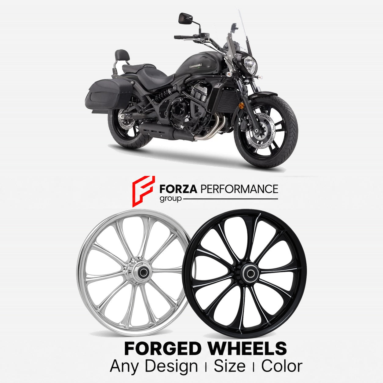 CUSTOM FORGED WHEELS RIMS for KAWASAKI VULCAN S