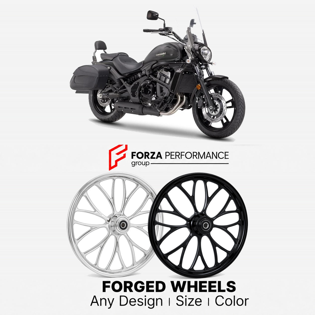 CUSTOM FORGED WHEELS RIMS for KAWASAKI VULCAN S