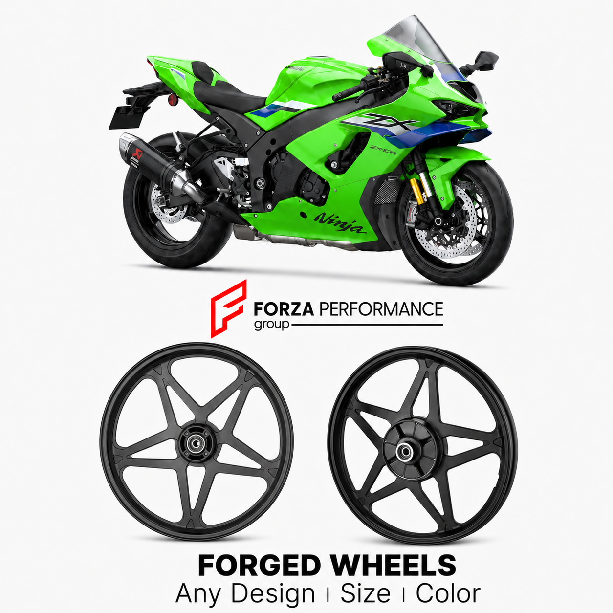CUSTOM FORGED WHEELS RIMS for KAWASAKI ZX-10R