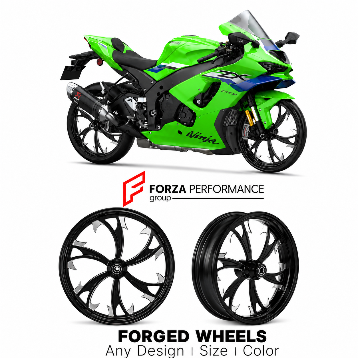 CUSTOM FORGED WHEELS RIMS for KAWASAKI ZX-10R
