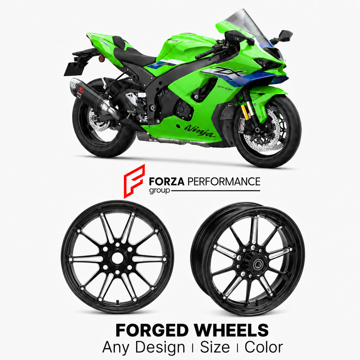 CUSTOM FORGED WHEELS RIMS for KAWASAKI ZX-10R