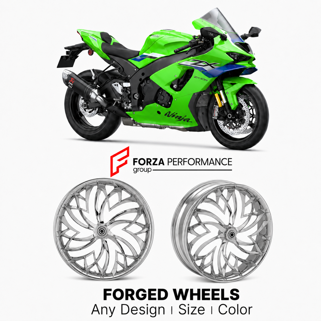 CUSTOM FORGED WHEELS RIMS for KAWASAKI ZX-10R