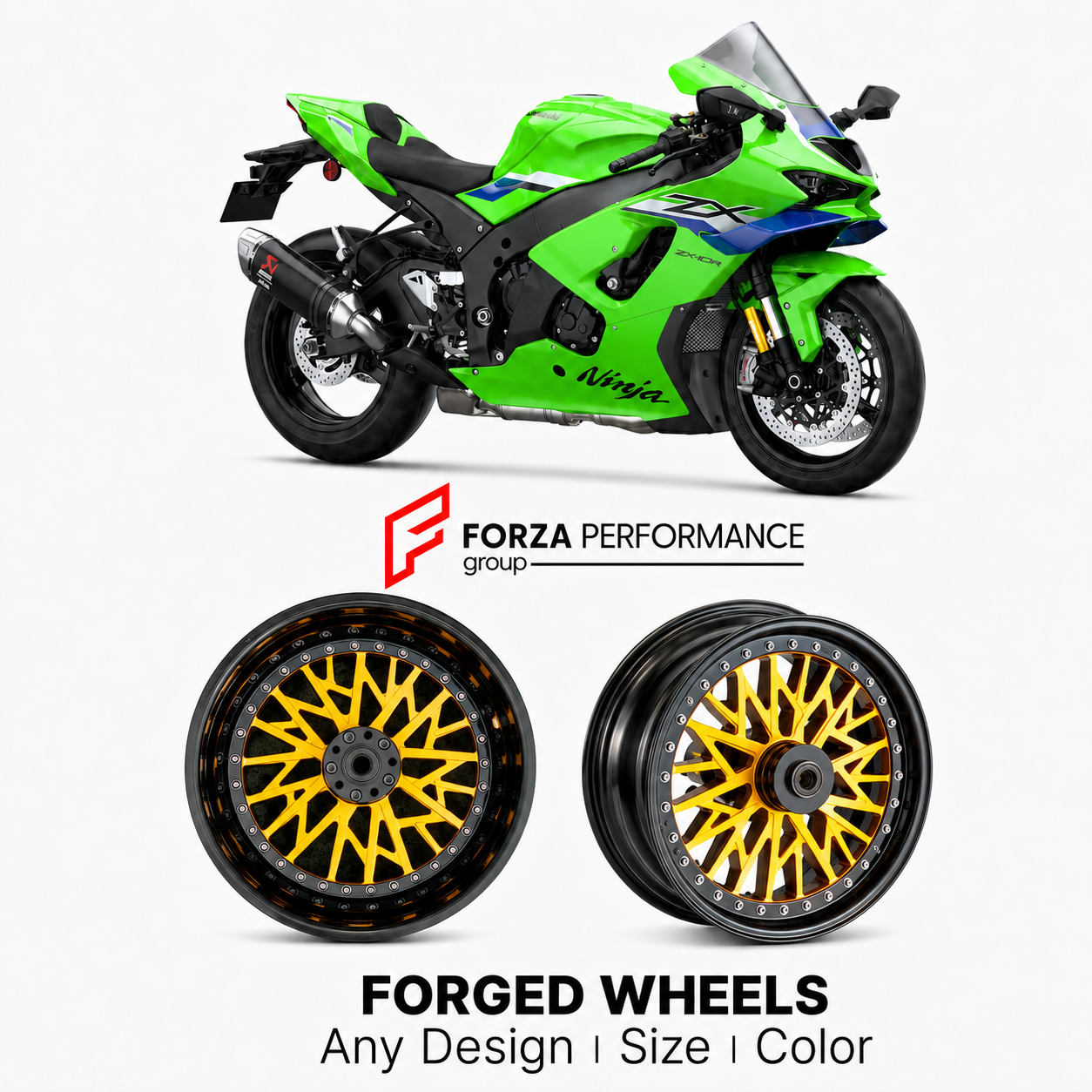 CUSTOM FORGED WHEELS RIMS for KAWASAKI ZX-10R