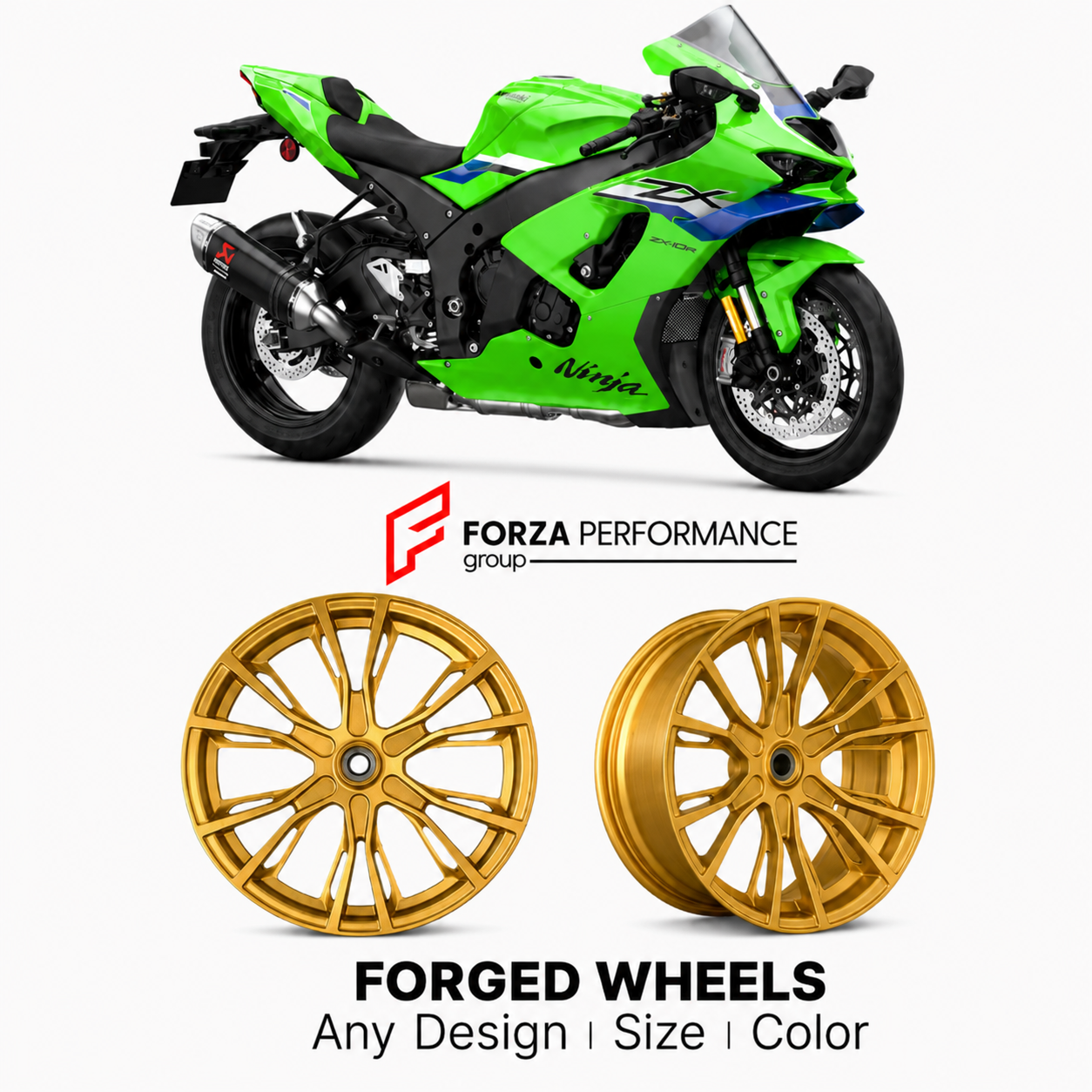 CUSTOM FORGED WHEELS RIMS for KAWASAKI ZX-6R