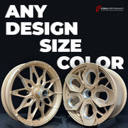 We manufacture premium quality forged motorcycle wheels rims in any design, size, color.

Wheel sizes (motorcycle spec): Any

Finishing: Any

Forza Performance Group engineers and manufactures each forged motorcycle wheel individually per order. This ensures precise fitment, uncompromised strength, and unique styling. Whether for racing, touring, or daily use — our wheels are built for both performance and design.

Advantages of Forza Performance Group forged wheels:
Our wheels are optimized for your motorc