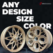 We manufacture premium quality forged motorcycle wheels rims in any design, size, color.

Wheel sizes (motorcycle spec): Any

Finishing: Any

Forza Performance Group engineers and manufactures each forged motorcycle wheel individually per order. This ensures precise fitment, uncompromised strength, and unique styling. Whether for racing, touring, or daily use — our wheels are built for both performance and design.

Advantages of Forza Performance Group forged wheels:
Our wheels are optimized for your motorc
