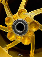 We manufacture premium quality forged motorcycle wheels rims for SUZUKI HAYABUSA in any design, size, color.

Wheel sizes (motorcycle spec):

Front: 3.5 x 17

Rear: 6 x 17

Weight:

Front: 3.93 kg (8.66 lbs)

Rear: 5.12 kg (11.29 lbs)

Finishing: Gloss Gold