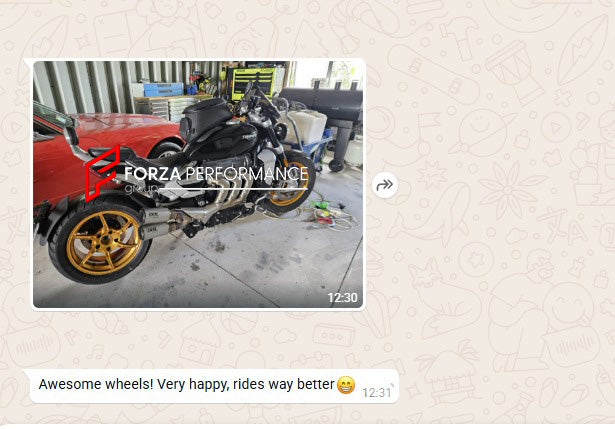 CUSTOM FORGED WHEELS RIMS for TRIUMPH ROCKET 3 2023