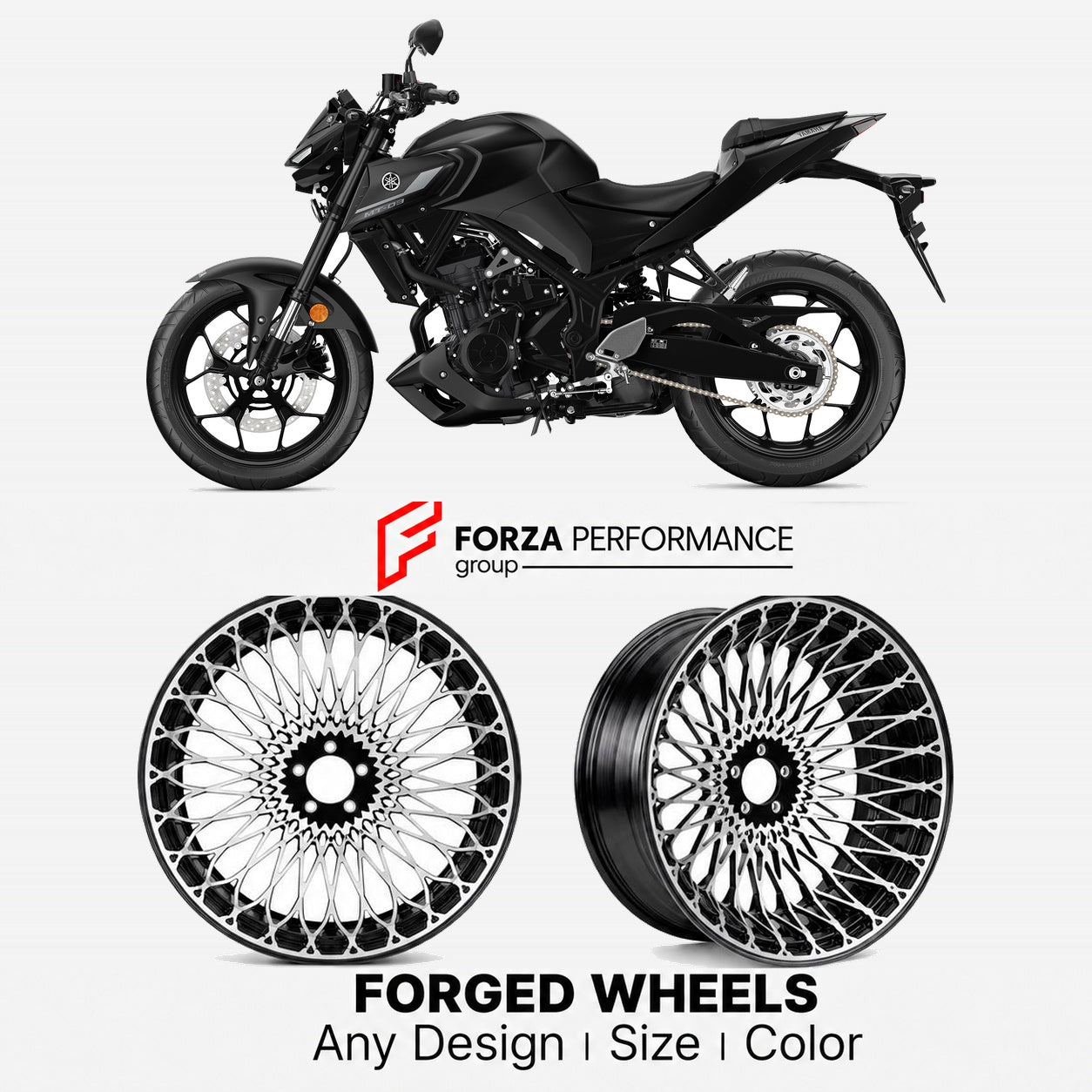 CUSTOM FORGED WHEELS RIMS for YAMAHA MT-03