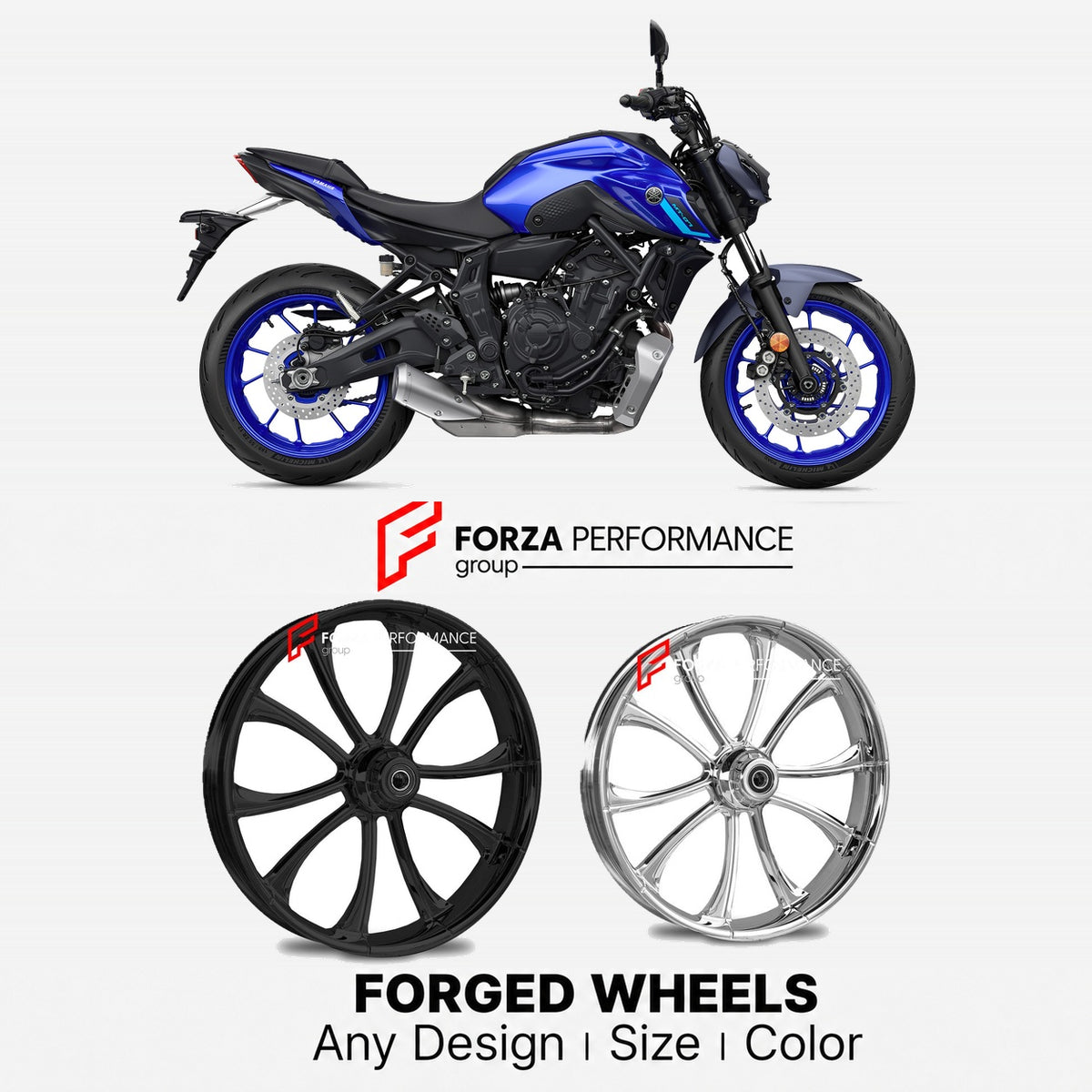 CUSTOM FORGED WHEELS RIMS for YAMAHA MT-07