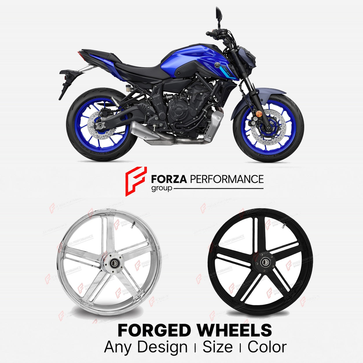 CUSTOM FORGED WHEELS RIMS for YAMAHA MT-07