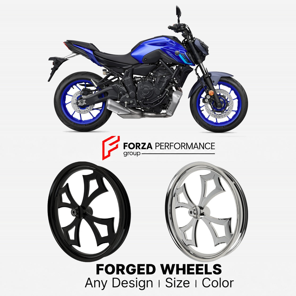 CUSTOM FORGED WHEELS RIMS for YAMAHA MT-07