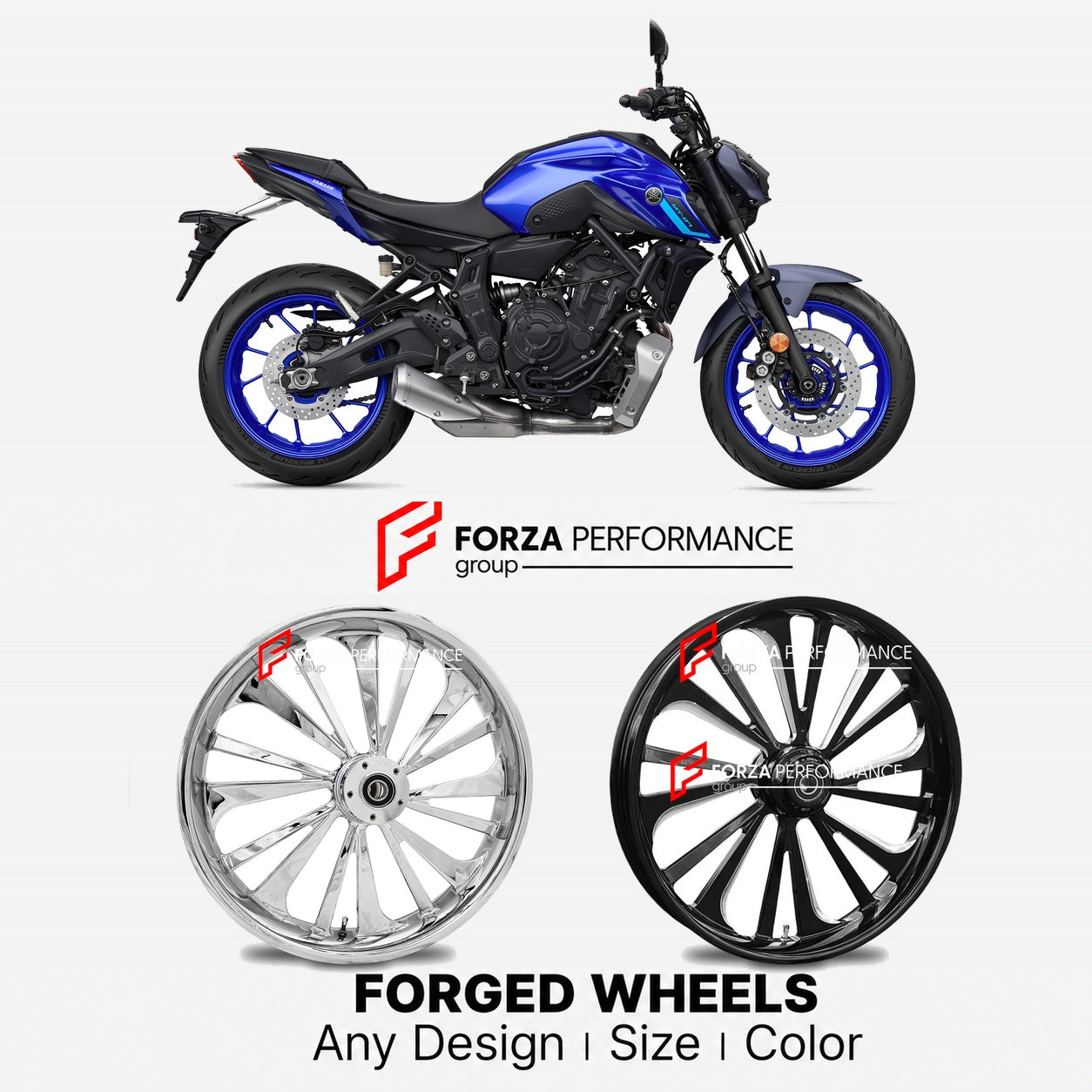 CUSTOM FORGED WHEELS RIMS for YAMAHA MT-07