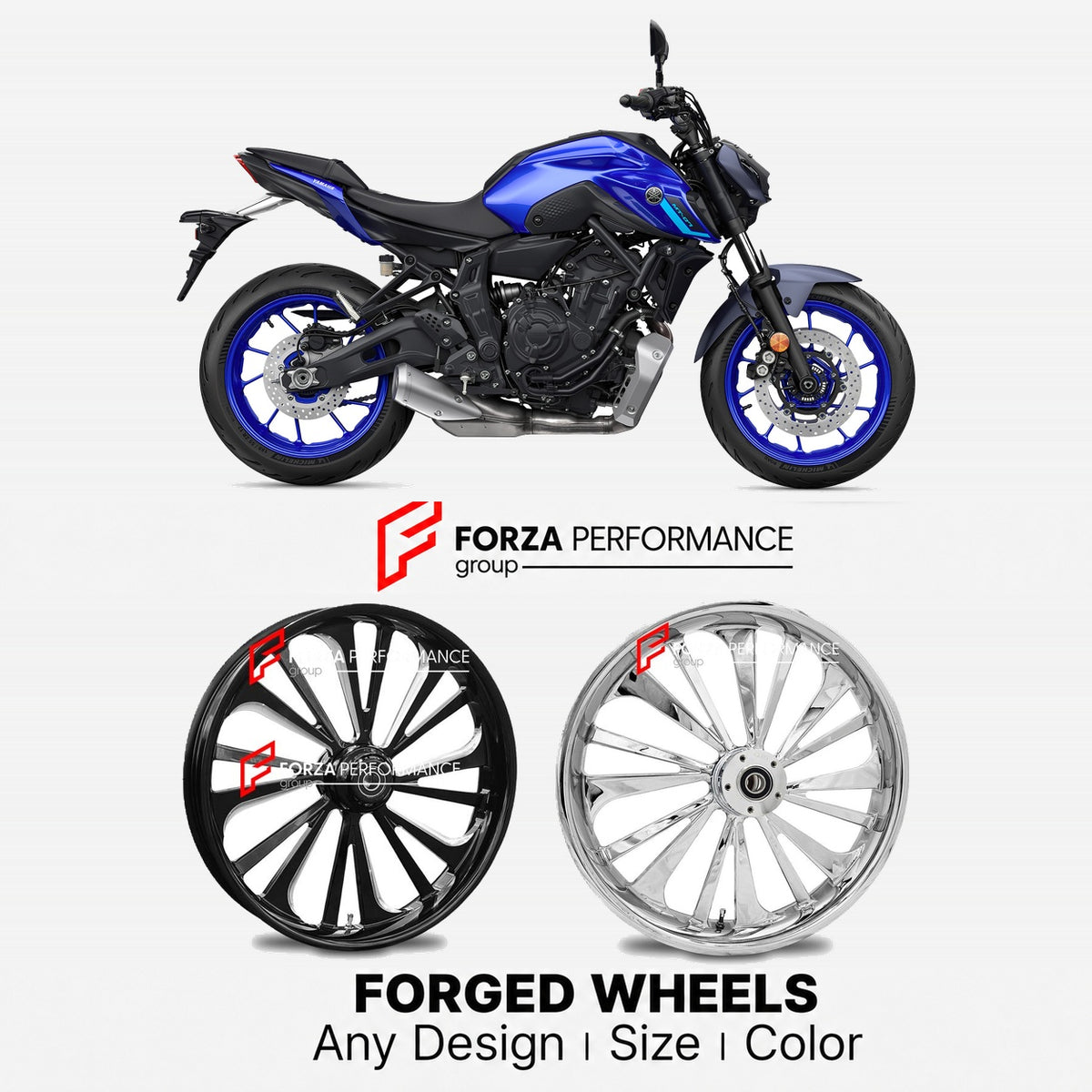 CUSTOM FORGED WHEELS RIMS for YAMAHA MT-07