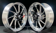 We manufacture premium quality forged motorcycle wheels rims for YAMAHA in any design, size, color.

Wheel sizes (motorcycle spec):

Front: 3.5 x 17

Rear: 5.5 x 17

Weight:

Front:&nbsp;4.41 kg (9.72 lbs)

Rear: 5.35 kg (11.79 lbs)


Finishing: Gloss Silver

Optional for an additional price: Dual-Color, Brushing, Chroming, Polishing, Carbon Barrel.

We offer motorcycle wheels in many sizes: 16, 17, 18, 19, 20, 21, 23, 26, 30, 32, and 34 inches. If you need a different size, please contact us.
All our motor