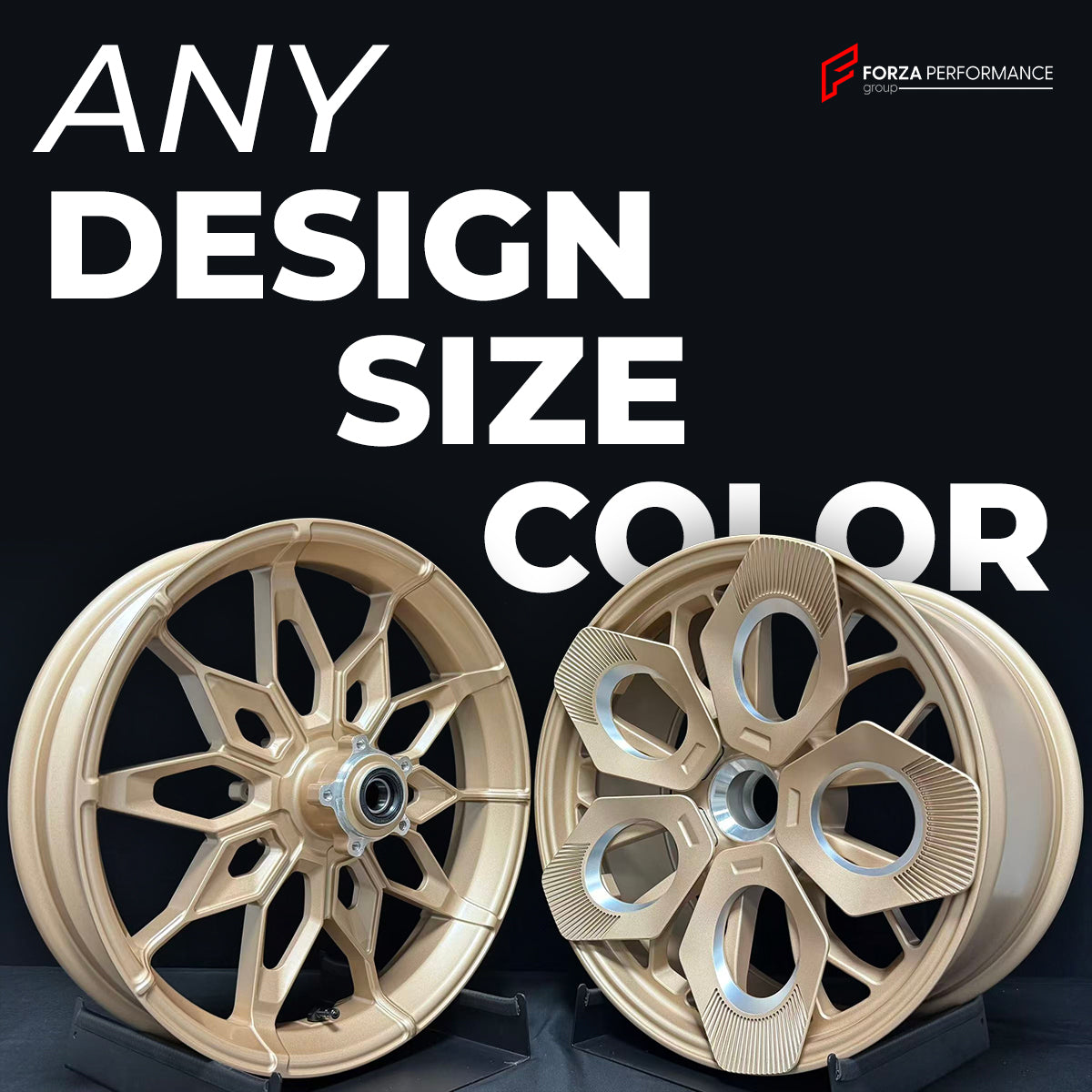 CUSTOM FORGED WHEELS RIMS for YAMAHA V-STAR 650