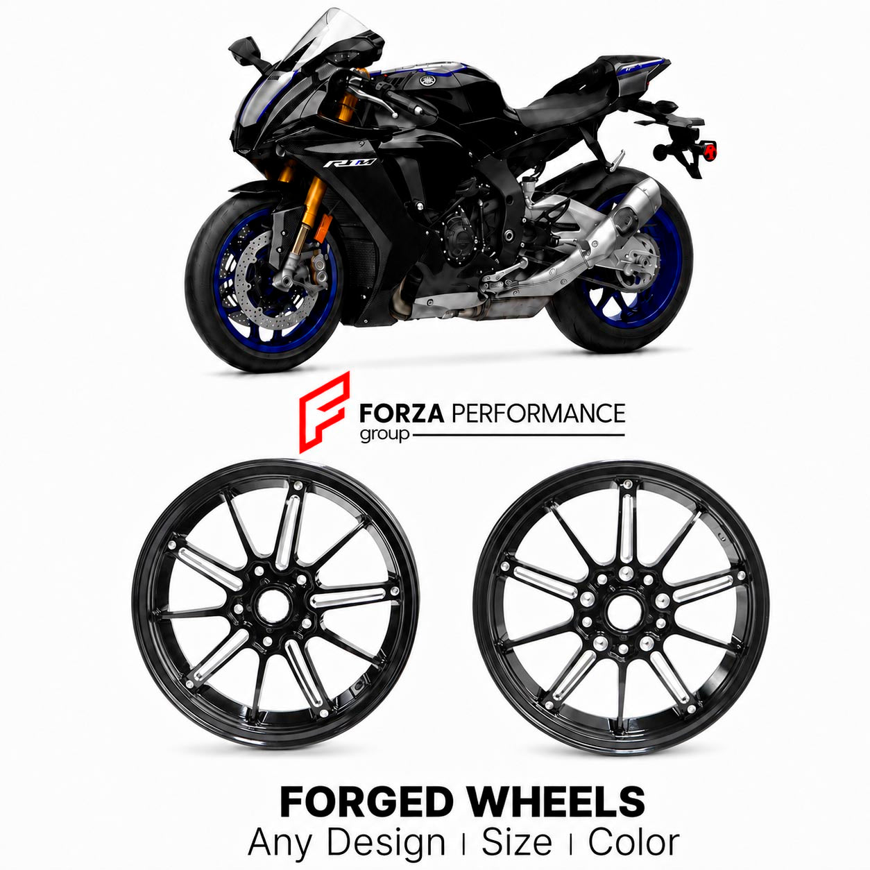 CUSTOM FORGED WHEELS RIMS for YAMAHA YZF-R1