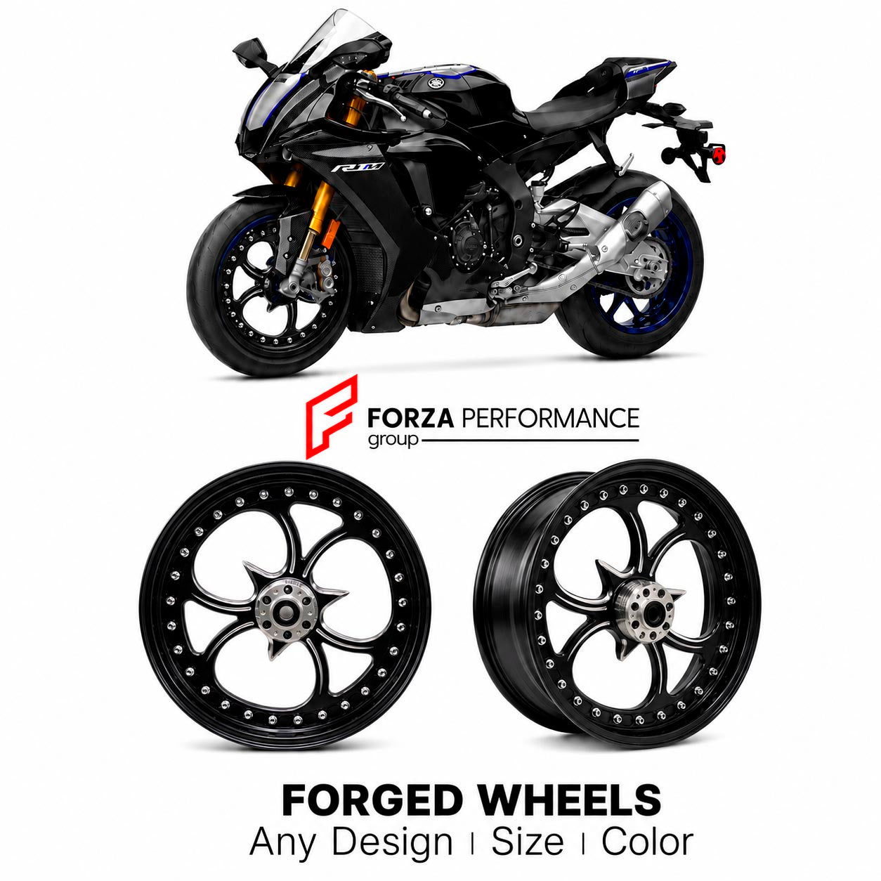 CUSTOM FORGED WHEELS RIMS for YAMAHA YZF-R1