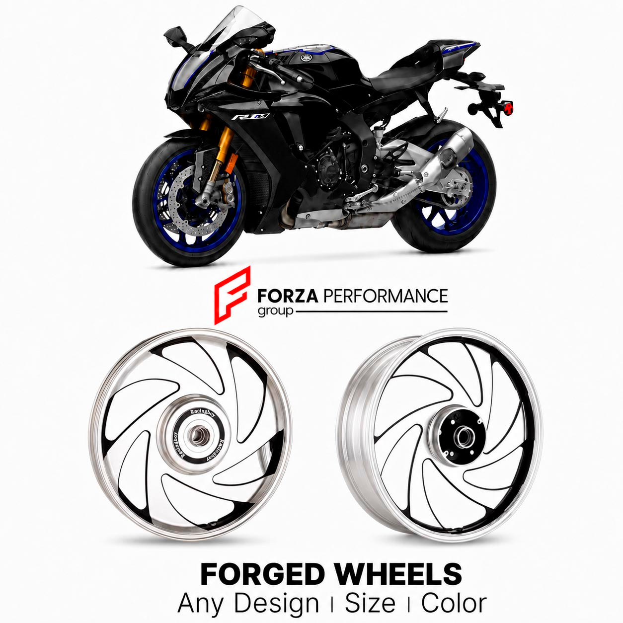 CUSTOM FORGED WHEELS RIMS for YAMAHA YZF-R1