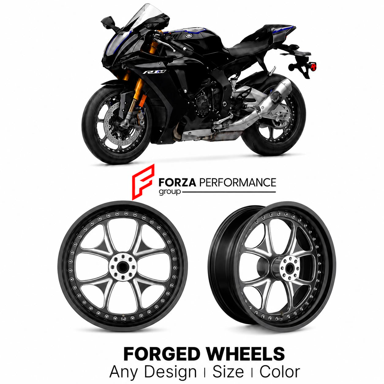 CUSTOM FORGED WHEELS RIMS for YAMAHA YZF-R1