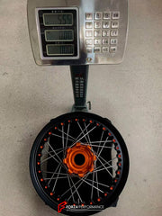 We manufacture premium quality forged motorcycle wheels rims for KTM 1290 in any design, size, color.

Wheel sizes (motorcycle spec):

Front: 3.5 x 17

Rear: 6 x 17

Weight:

Front: 3.9 kg (8.6 lbs)

Rear: 5.55 kg (12.24 lbs)


Finishing: Matt Black with KTM Orange

Forza Performance Group engineers and manufactures each forged motorcycle wheel individually per order. This ensures precise fitment, uncompromised strength, and unique styling. Whether for racing, touring, or daily use — our wheels are built fo