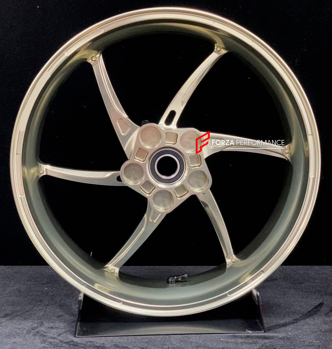 We manufacture premium quality forged motorcycle wheels rims for KAWASAKI ZX6R in any design, size, color.

Wheel sizes (motorcycle spec):

Front: 3.5 x 17

Rear: 5.5 x 17

Weight:

Front: 3.8 kg (8.38 lbs)

Rear: 4.85 kg (10.69 lbs)


Finishing: Gloss Bronze

Forza Performance Group engineers and manufactures each forged motorcycle wheel individually per order. This ensures precise fitment, uncompromised strength, and unique styling. Whether for racing, touring, or daily use — our wheels are built for both