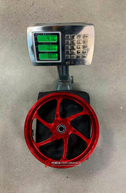 We manufacture premium quality forged motorcycle wheels rims for KAWASAKI NINJA 400 400R in any design, size, color.

Wheel sizes (motorcycle spec):

Front: 3 x 17

Rear: 4 x 17

Weight:

Front: 3.65 kg (8.05 lbs)

Rear: 4.7 kg (10.36 lbs)


Finishing: Gloss Red

Forza Performance Group engineers and manufactures each forged motorcycle wheel individually per order. This ensures precise fitment, uncompromised strength, and unique styling. Whether for racing, touring, or daily use — our wheels are built for b