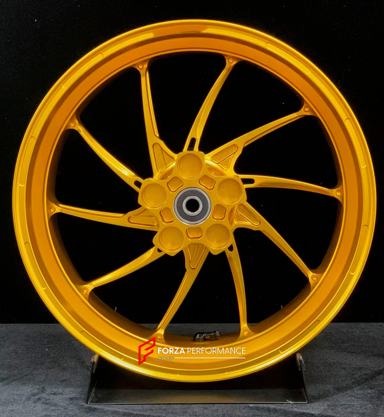 We manufacture premium quality forged motorcycle wheels rims for KAWASAKI ZX4R ZX4RSE in any design, size, color.

Wheel sizes (motorcycle spec):

Front: 3.5 x 17

Rear: 4.5 x 17

Weight:

Front: 5.05 kg (11.13 lbs)

Rear: 5.05 kg (11.13 lbs)


Finishing: Satin Gold

Forza Performance Group engineers and manufactures each forged motorcycle wheel individually per order. This ensures precise fitment, uncompromised strength, and unique styling. Whether for racing, touring, or daily use — our wheels are built f
