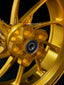 We manufacture premium quality forged motorcycle wheels rims for KAWASAKI ZX4R ZX4RSE in any design, size, color.

Wheel sizes (motorcycle spec):

Front: 3.5 x 17

Rear: 4.5 x 17

Weight:

Front: 5.05 kg (11.13 lbs)

Rear: 5.05 kg (11.13 lbs)


Finishing: Satin Gold

Forza Performance Group engineers and manufactures each forged motorcycle wheel individually per order. This ensures precise fitment, uncompromised strength, and unique styling. Whether for racing, touring, or daily use — our wheels are built f