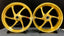 We manufacture premium quality forged motorcycle wheels rims for KTM 790 890 in any design, size, color.

Wheel sizes (motorcycle spec):

Front: 3.5 x 17

Rear: 5.5 x 17

Weight:

Front: 3.25 kg (7.16 lbs)

Rear: 4.65 kg (10.25 lbs)


Finishing: Gloss Gold

Forza Performance Group engineers and manufactures each forged motorcycle wheel individually per order. This ensures precise fitment, uncompromised strength, and unique styling. Whether for racing, touring, or daily use — our wheels are built for both pe