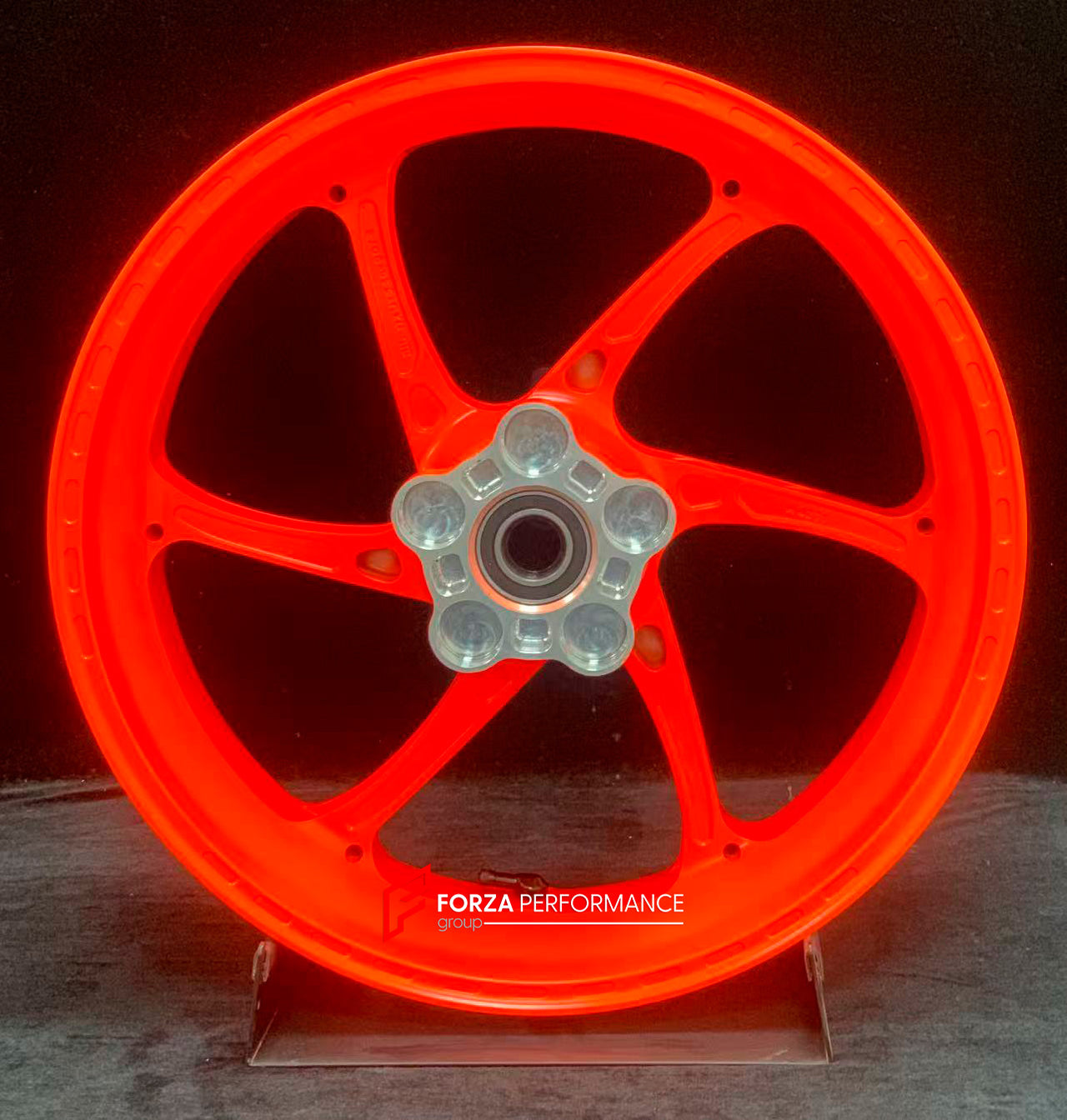 We manufacture premium quality forged motorcycle wheels rims for KTM 790 890 in any design, size, color.
Wheel sizes (motorcycle spec):
Front: 3.5 x 17
Rear: 5.5 x 17
Weight:
Front: 3.35 kg (7.38 lbs)
Rear: 4.75 kg (10.47 lbs)
Finishing: KTM Orange
Forza Performance Group engineers and manufactures each forged motorcycle wheel individually per order. This ensures precise fitment, uncompromised strength, and unique styling. Whether for racing, touring, or daily use — our wheels are built for both pe