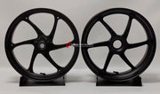 We manufacture premium quality forged motorcycle wheels rims for MV AGUSTA in any design, size, color.

Wheel sizes (motorcycle spec):

Front: 3.5 x 17

Rear: 5.5 x 17

Weight:

Front: 3.7 kg (8.16 lbs)

Rear: 3.65 kg (8.05 lbs)


Finishing: Matt Black

Forza Performance Group engineers and manufactures each forged motorcycle wheel individually per order. This ensures precise fitment, uncompromised strength, and unique styling. Whether for racing, touring, or daily use — our wheels are built for both perfor