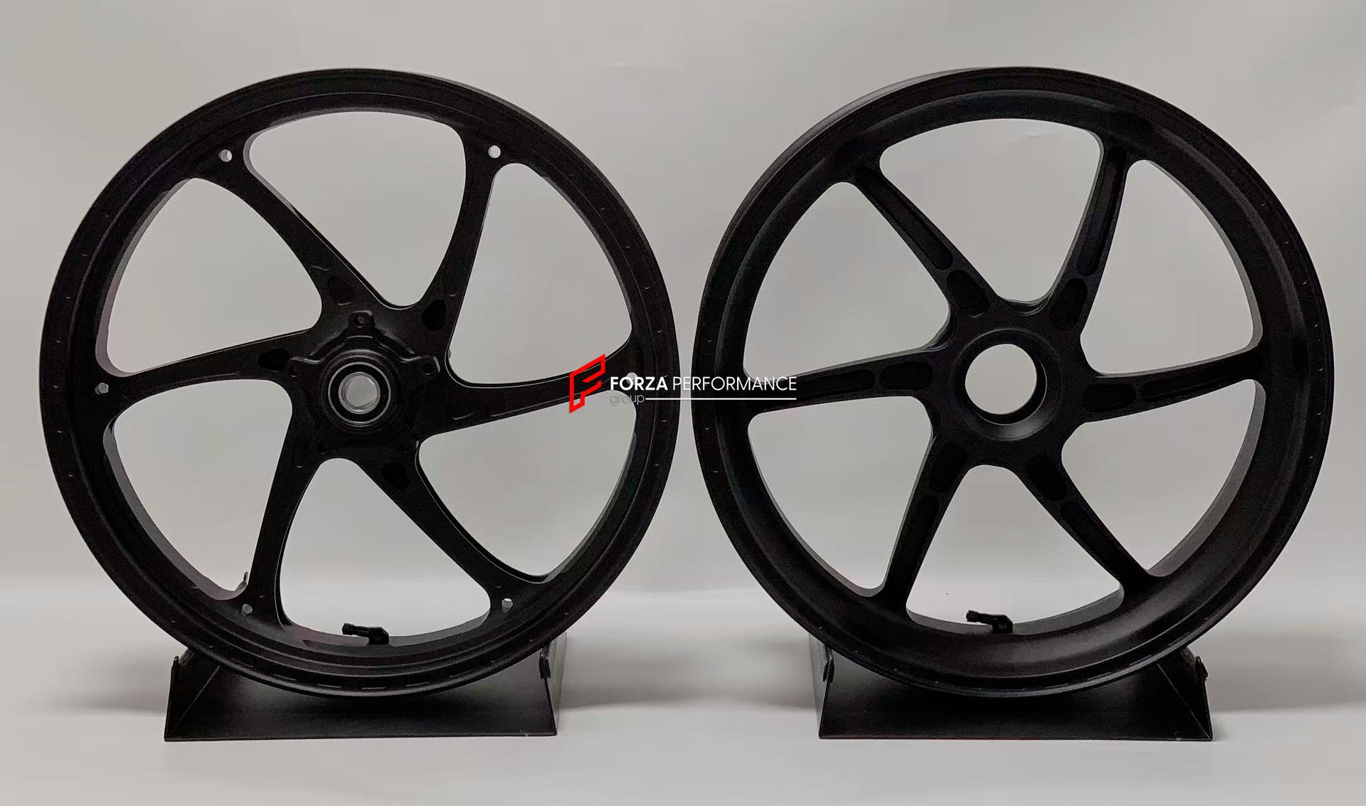 We manufacture premium quality forged motorcycle wheels rims for MV AGUSTA in any design, size, color.

Wheel sizes (motorcycle spec):

Front: 3.5 x 17

Rear: 5.5 x 17

Weight:

Front: 3.7 kg (8.16 lbs)

Rear: 3.65 kg (8.05 lbs)


Finishing: Matt Black

Forza Performance Group engineers and manufactures each forged motorcycle wheel individually per order. This ensures precise fitment, uncompromised strength, and unique styling. Whether for racing, touring, or daily use — our wheels are built for both perfor