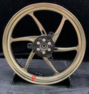 We manufacture premium quality forged motorcycle wheels rims for YAMAHA in any design, size, color.

Wheel sizes (motorcycle spec):

Front: 2.5 x 14

Rear: 3.5 x 14

Weight:

Front: 2.7 kg (5.95 lbs)

Rear: 2.85 kg (6.28 lbs)


Finishing: Gloss Bronze

Forza Performance Group engineers and manufactures each forged motorcycle wheel individually per order. This ensures precise fitment, uncompromised strength, and unique styling. Whether for racing, touring, or daily use — our wheels are built for both perform