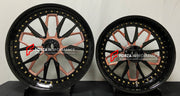 CUSTOM FORGED WHEELS RIMS for HARLEY DAVIDSON FXDC DYNA SUPER GLIDE CUSTOM
