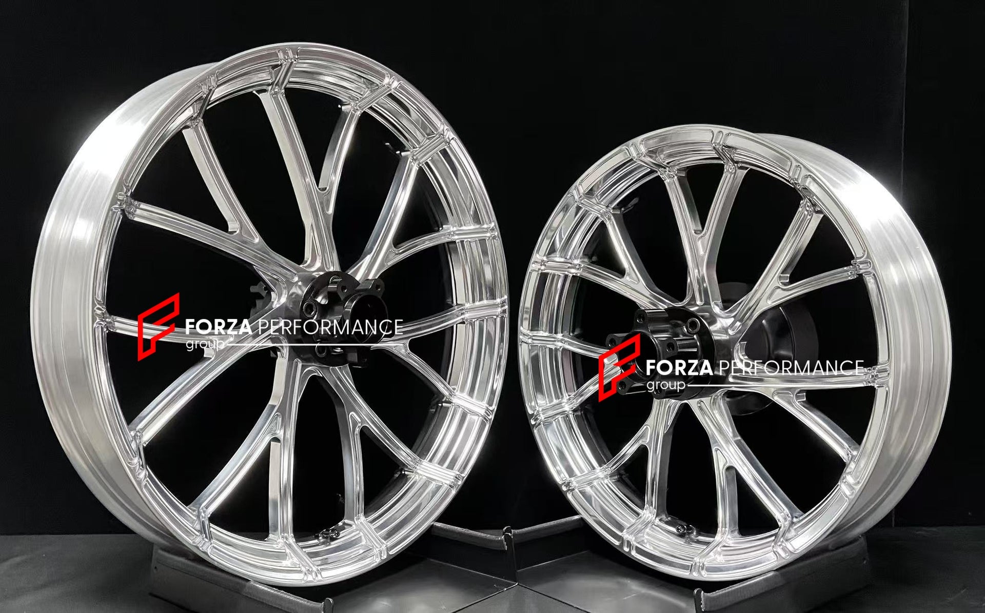CUSTOM FORGED WHEELS RIMS for HARLEY DAVIDSON FXDC DYNA SUPER GLIDE CUSTOM
