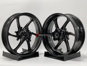 We manufacture premium quality forged motorcycle wheels rims for YAMAHA in any design, size, color.

Wheel sizes (motorcycle spec):

Front: 3.5 x 17

Rear: 5.5 x 17

Weight:

Front: 4 kg (8.82 lbs)

Rear: 4.85 kg (10.69 lbs)


Finishing: Satin Black

Forza Performance Group engineers and manufactures each forged motorcycle wheel individually per order. This ensures precise fitment, uncompromised strength, and unique styling. Whether for racing, touring, or daily use — our wheels are built for both performan