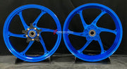We manufacture premium quality forged motorcycle wheels rims for YAMAHA in any design, size, color.

Wheel sizes (motorcycle spec):

Front: 3.5 x 17

Rear: 5.5 x 17

Weight:

Front: 4.15 kg (9.15 lbs)

Rear: 4.75 kg (10.47 lbs)


Finishing: Gloss Blue

Forza Performance Group engineers and manufactures each forged motorcycle wheel individually per order. This ensures precise fitment, uncompromised strength, and unique styling. Whether for racing, touring, or daily use — our wheels are built for both perform