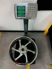 We manufacture premium quality forged motorcycle wheels rims for YAMAHA in any design, size, color.

Wheel sizes (motorcycle spec):

Front: 3.5 x 17

Rear: 6 x 17

Weight:

Front: 4.05 kg (8.93 lbs)

Rear: 5 kg (11.02 lbs)


Finishing: Gloss Bronze

Forza Performance Group engineers and manufactures each forged motorcycle wheel individually per order. This ensures precise fitment, uncompromised strength, and unique styling. Whether for racing, touring, or daily use — our wheels are built for both performanc