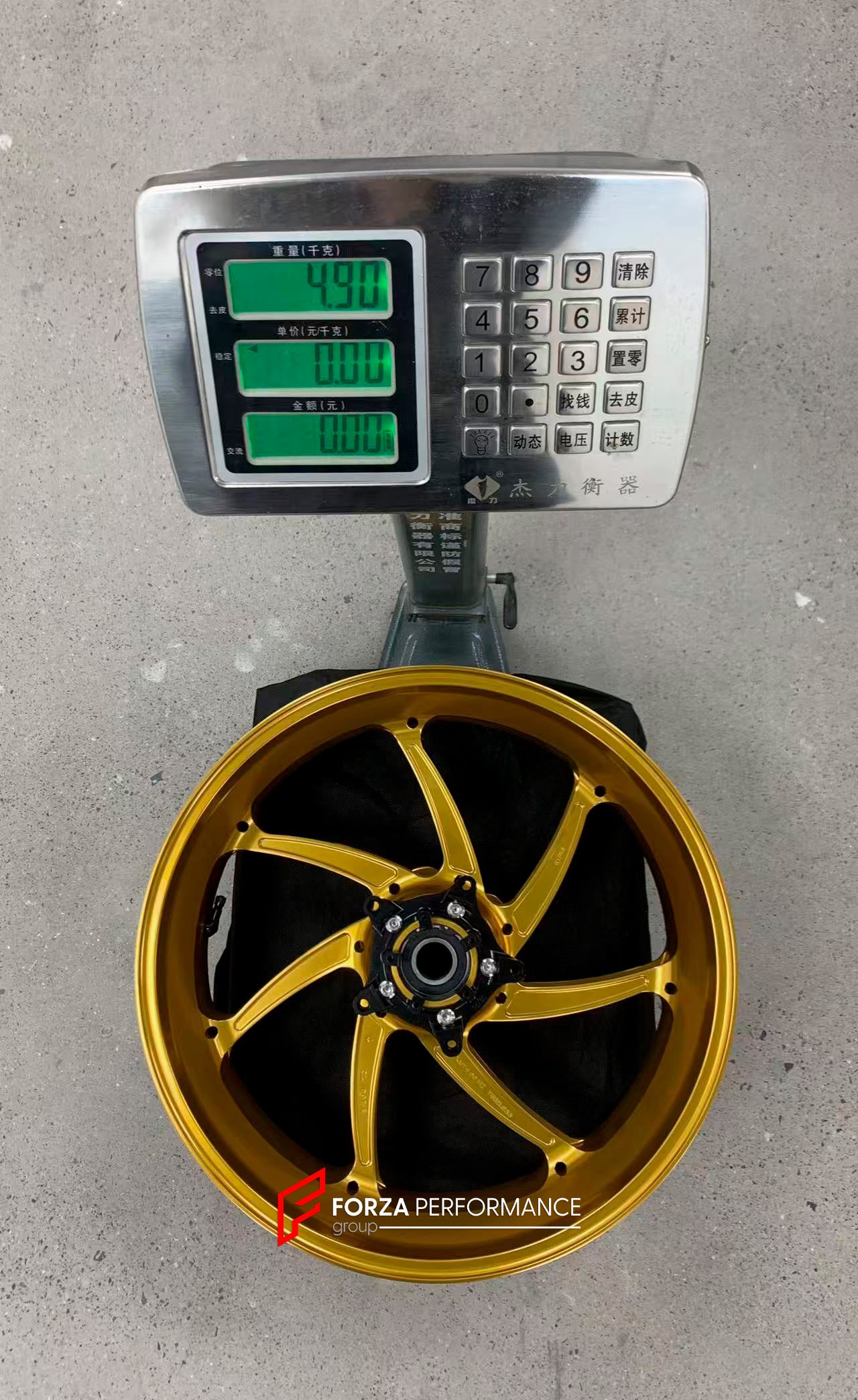 We manufacture premium quality forged motorcycle wheels rims for YAMAHA in any design, size, color.

Wheel sizes (motorcycle spec):

Front: 3.5 x 17

Rear: 6 x 17

Weight:

Front: 4.3 kg (9.48 lbs)

Rear 4.9 kg (10.8 lbs)


Finishing: Gloss Gold

Forza Performance Group engineers and manufactures each forged motorcycle wheel individually per order. This ensures precise fitment, uncompromised strength, and unique styling. Whether for racing, touring, or daily use — our wheels are built for both performance a