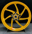 We manufacture premium quality forged motorcycle wheels rims for YAMAHA in any design, size, color.

Wheel sizes (motorcycle spec):

Front: 3.5 x 17

Rear: 6 x 17

Weight:

Front: 4.3 kg (9.48 lbs)

Rear 4.9 kg (10.8 lbs)


Finishing: Gloss Gold

Forza Performance Group engineers and manufactures each forged motorcycle wheel individually per order. This ensures precise fitment, uncompromised strength, and unique styling. Whether for racing, touring, or daily use — our wheels are built for both performance a