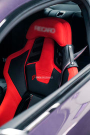 CUSTOM MADE SEAT BRACKETS for RECARO RSS for BMW 2 SERIES G42 M240 2021+
Set includes:

Custom-Fit Seat Base Frame
Side Mount L-Brackets
Manual or Electric Sliding Rails (electric adds a plug-in CAN bypass emulator — your choice)
Mounting Hardware
Material: 440 High-Strength Steel

NOTE: Professional installation is required.