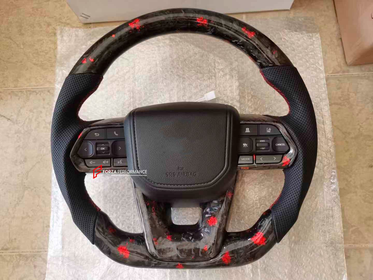 CUSTOM STEERING WHEEL for TOYOTA LAND CRUISER 250 300 LC250 LC300 custom fit OEM