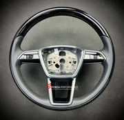 CUSTOM WOOD STEERING WHEEL FOR AUDI A3 A4 A5 A6 A7 A8